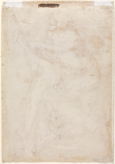 Due schizzi di madre e figlio (verso) da Anonymous
