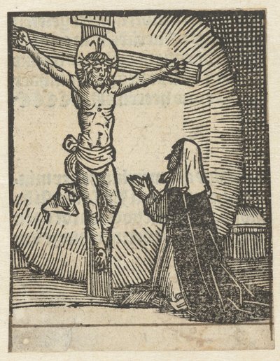 Apparizione di Cristo a una suora da Anonymous