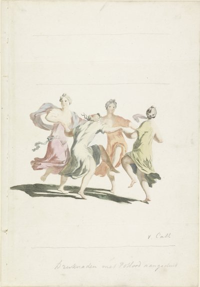 Quattro donne danzanti da Anonymous
