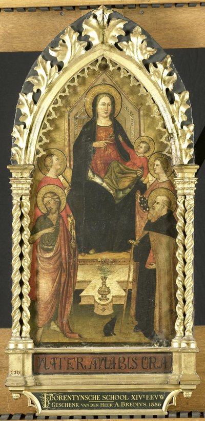Vergine con Bambino in trono con quattro santi, San Giovanni Battista, Sant