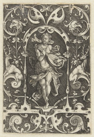Decorazione piatta con l