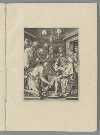 Lavanda dei piedi di Pietro da Anonymous