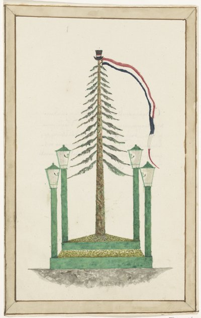 Albero della libertà piantato a Middelburg, 1795 da Anonymous