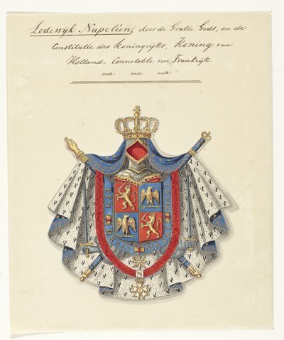 Stemma di Luigi Napoleone Bonaparte, re d