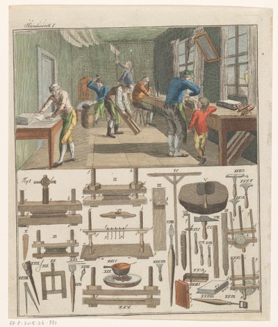 Laboratorio di un rilegatore da Anonymous