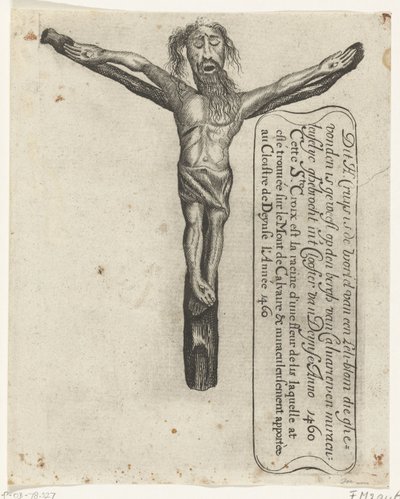 Miracoloso crocifisso nel monastero di Deinze, 1460 da Anonymous