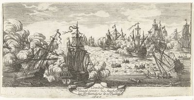 Battaglia navale a Beachy Head, 1690 da Anonymous