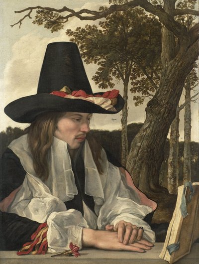 Un uomo che legge, c.1660 da Anonymous Anonymous