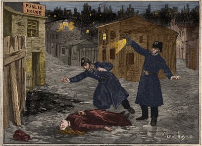 Una strada a Whitechapel - l