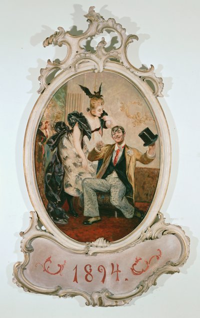 Alexander Girardi e Marie Geistinger nei panni del dottor Falke e di Rosalinde nell
