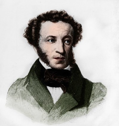 Aleksandr Sergeevič Puškin (1799-1837), scrittore russo. da Anonymous Anonymous