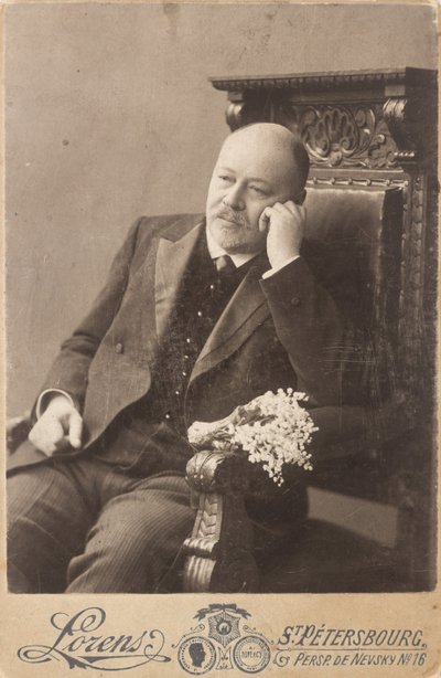 Anatoli Liadov - Ritratto del compositore Anatoly Konstantinovich Lyadov (1855-1914), Anonimo da Anonymous Anonymous
