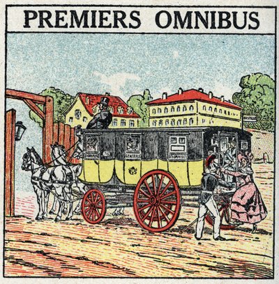 Trazione animale: primo omnibus apparso in Francia sotto Carlo X. da Anonymous Anonymous