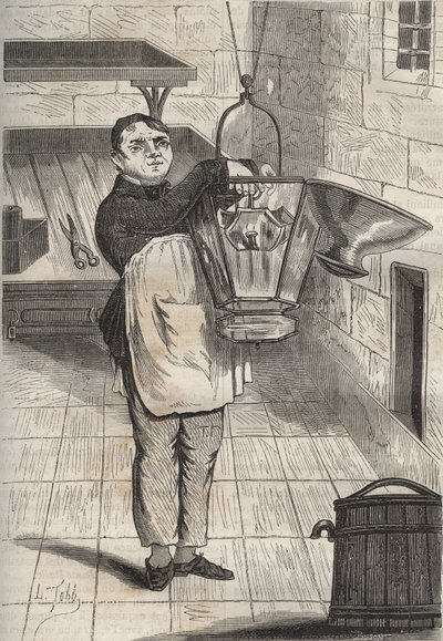 Anthelme Collet (1785-1840) al bagno penale di Rochefort. Incisione in “Histoire des bagnes depuis leur création à nos jours” (1877) di Pierre Zaccone. Collezione privata. da Anonymous Anonymous