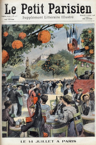 Ballo del 14 luglio a Parigi. da Anonymous Anonymous