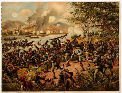 Battaglia della Drina (Bosnia, Serbia) 1914 - La Battaglia della Drina - Anonimo - 1914 da Anonymous Anonymous