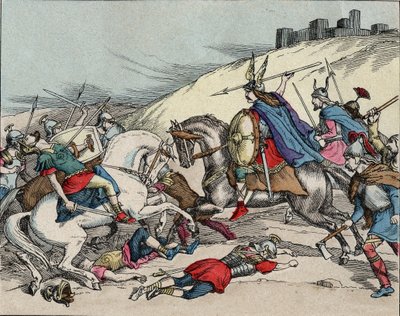 Battaglia di Gergovia - Vercingetorige alla battaglia di Gergovia durante la guerra gallica da Anonymous Anonymous
