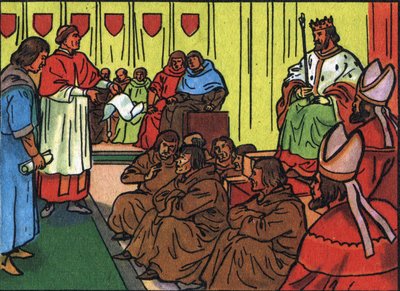 Letto di giustizia per giudicare Carlo il Cattivo (Carlo di Navarra) da Anonymous Anonymous