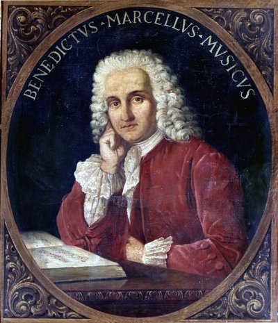 Benedetto Marcello (1686-1739) compositore italiano, dipinto anonimo del XVIII secolo. Venezia da Anonymous Anonymous