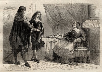 Cardinale Mazzarino e Jean-Baptiste Colbert, statisti francesi da Anonymous Anonymous