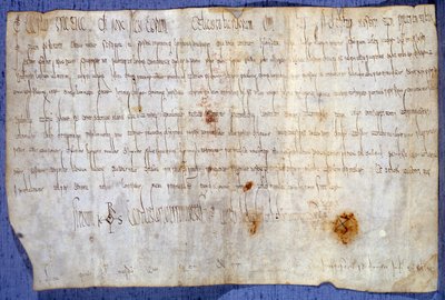 Carta di Re Carlo Magno (742-814) che esenta l