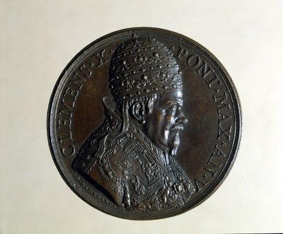 Clemente X (1590 - 1676). Medaglia di bronzo da Anonymous Anonymous