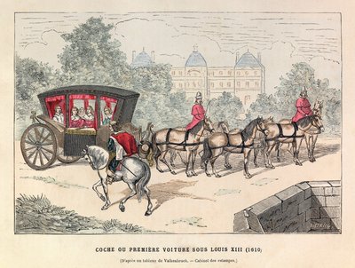 Carrozza, regno di Luigi XIII di Francia da Anonymous Anonymous