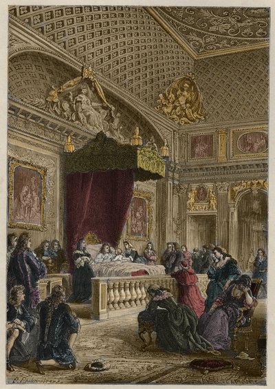 Morte di Luigi XIV a Versailles, 1 settembre da Anonymous Anonymous