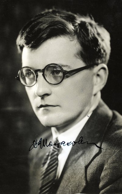 Ritratto del compositore Dmitri Shostakovich, Anonimo da Anonymous Anonymous