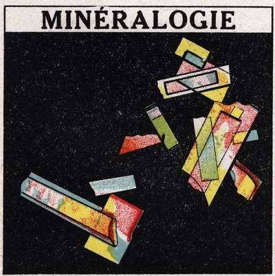 Doppia rifrazione: mineralogia. Illustrazione anonima del 1925. Collezione privata. da Anonymous Anonymous