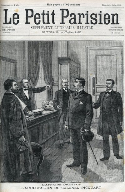 Caso Dreyfus, nel 1898, l
