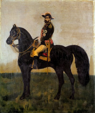 Ritratto equestre del generale Georges Boulanger da Anonymous Anonymous