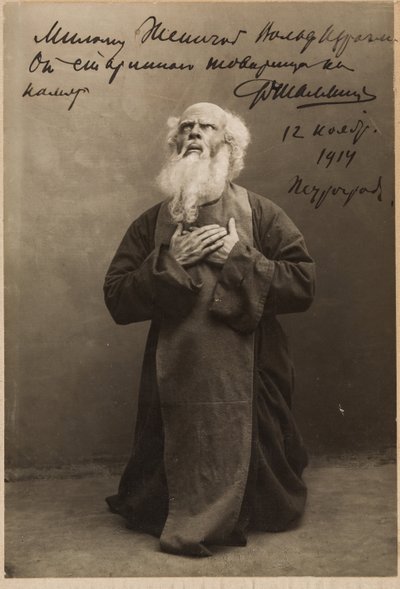 Fedor Chaliapine - Feodor Ivanovich Chaliapin (1873-1938) nell