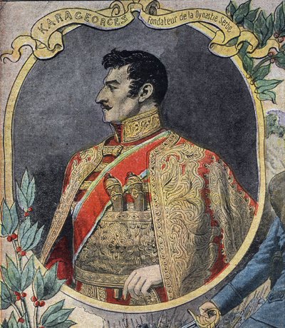 Prima guerra mondiale: ritratto di Georges Petrovic detto Karageorges da Anonymous Anonymous