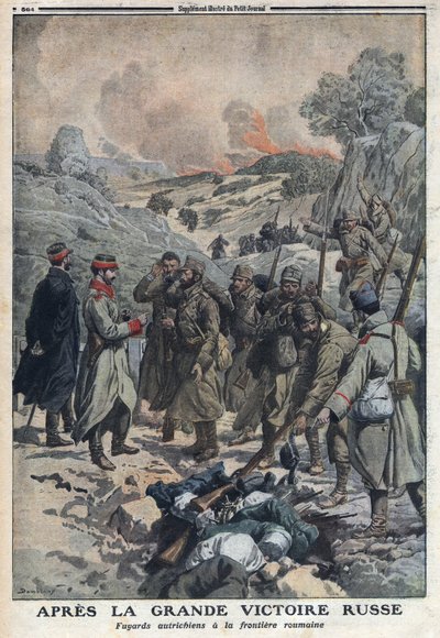 Prima Guerra Mondiale 1914-1918. Dopo la grande vittoria dei russi, la fuga dell