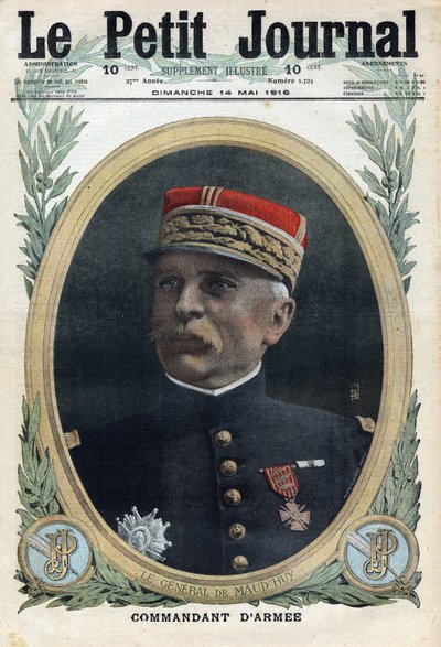 Prima Guerra Mondiale 1914-1918. Ritratto del Generale Louis Ernest de Maud