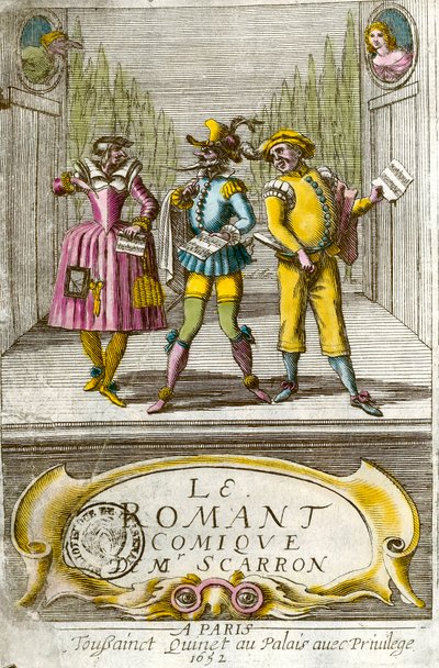 Frontespizio di "Il romanzo comico" dello scrittore francese Paul Scarron da Anonymous Anonymous