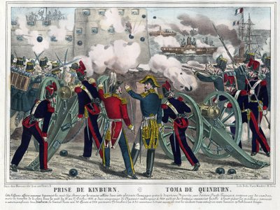 Guerra di Crimea - Battaglia di Kinburn (1855) da Anonymous Anonymous