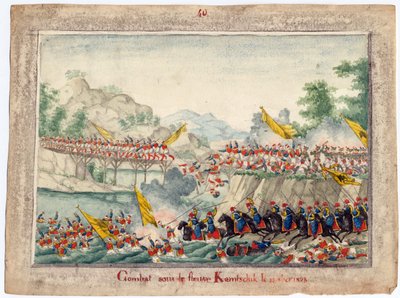 Guerra russo-turca del 1828-1829 - La battaglia sul fiume Kamchik il 15 ottobre 1828 da Anonymous Anonymous