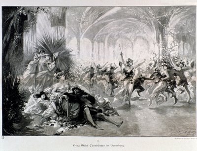 Illustrazione per Tannhauser di Wagner da Anonymous Anonymous