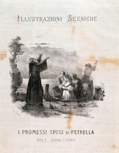Illustrazione de I promessi sposi dopo Manzoni di Errico Petrella da Anonymous Anonymous