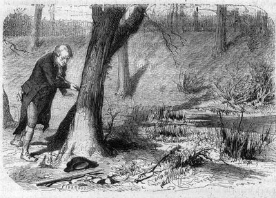 JEAN-MARIE ROLAND DE LA PLATIERE statista inglese, raffigurato nel momento della sua morte autoinflitta cadendo sulla propria spada - Suicidio di Jean Marie Roland, visconte de la Platiere (1734-1793) - Incisione in "Histoire des Girondins" di Alphonse de  da Anonymous Anonymous