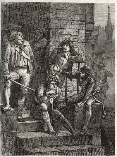 La banda di Maillard durante la Rivoluzione (Stanislas Marie Maillard) da Anonymous Anonymous