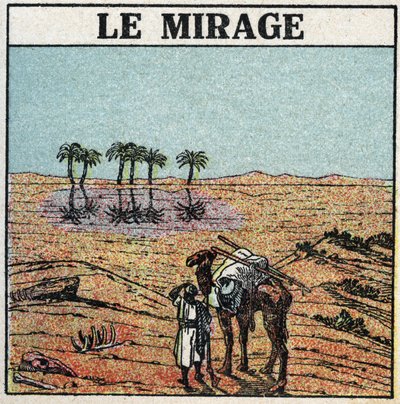 Rifrazione della luce: miraggio. La rifrazione atmosferica dà l