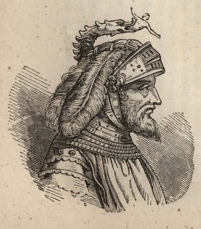 Luchino Visconti (condottiero) - Lucien Visconti - Lucchino - 1287-1349 - incisione da Anonymous Anonymous