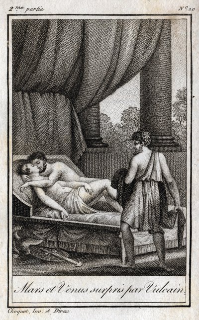 Marte e Venere scoperti da Vulcano. 