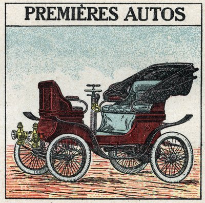 Trazione meccanica: le prime auto a benzina inventate nel 1895 da Panhard e Levassor. da Anonymous Anonymous