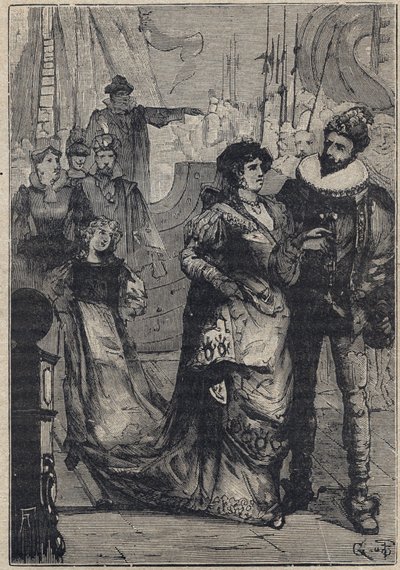 Incontro tra Lucrezia Borgia e Alfonso I d