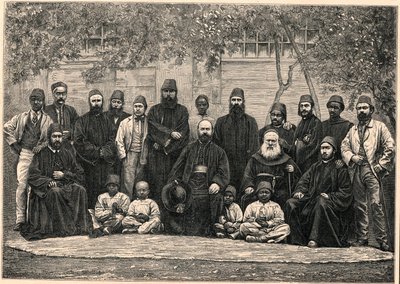 Monsignor Daniel Comboni (1831-1881) e i missionari partirono con lui da Il Cairo per Khartoum il 26 gennaio da Anonymous Anonymous