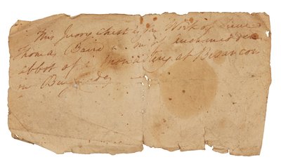 Nota per lo scrigno gotico francese in avorio, 1330 circa (carta) da Anonymous Anonymous